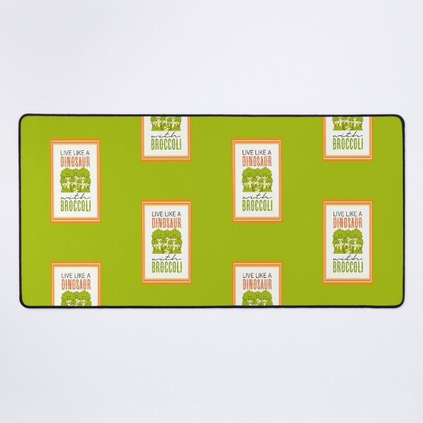 Item preview, Live Like A Dinosaur… (Orange on Green) designed and sold by PawsitiveMum3.