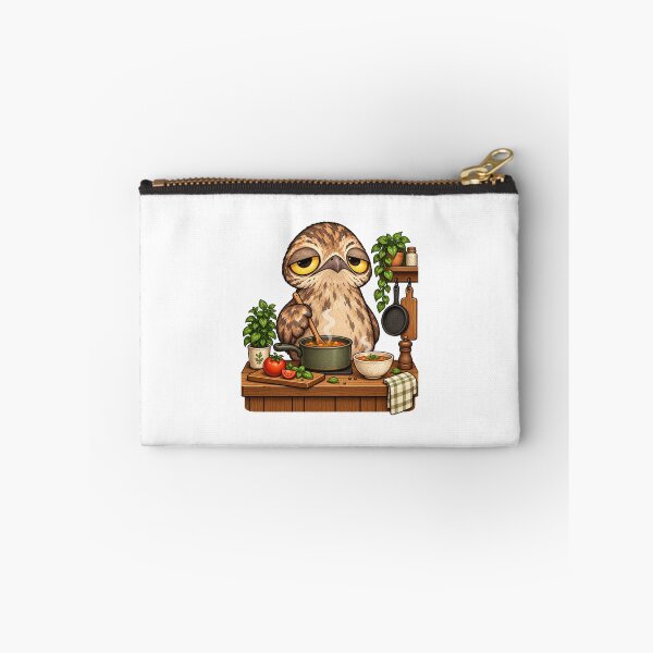 Item preview, Cozy Cooking Potoo Bird | Cute Sleepy Owl Chef Tomato Soup Kitchen designed and sold by MrDev.