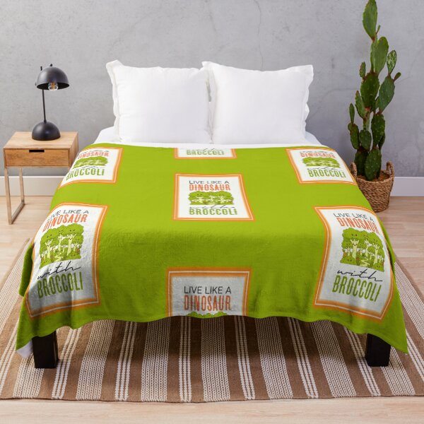 Item preview, Live Like A Dinosaur… (Orange on Green) designed and sold by PawsitiveMum3.