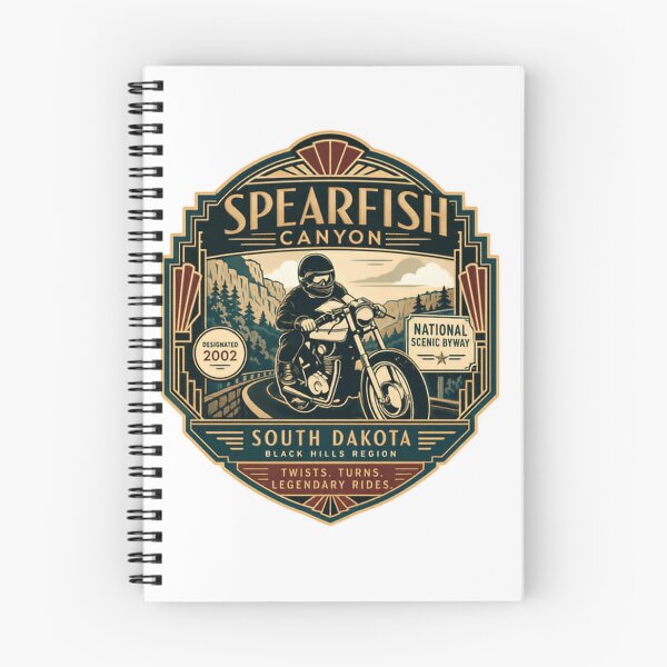Item preview, Spearfish Canyon South Dakota Motorcycle Riding Black Hills National Scenic Byway Twists Turns Legendary Rides designed and sold by Simsimah26Parks.