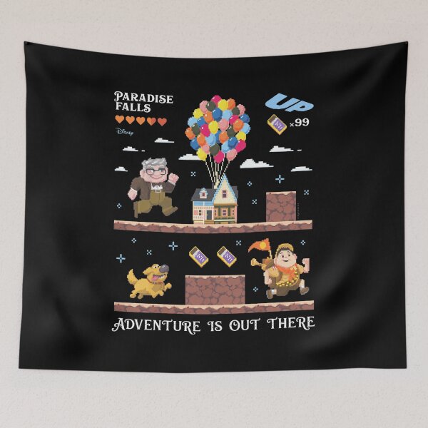 Item preview, 8-bit Pixel Adventure Falls Level designed and sold by CHRISTUILERA.