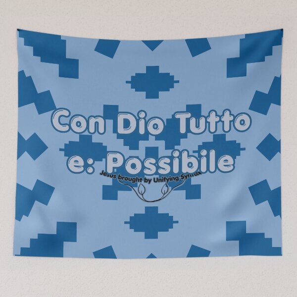 Item preview, Italian Version of With God All Things Are Possible - Inspirational Faith Items - Con Dio tutto e Possibile designed and sold by UnifyingSyntax.
