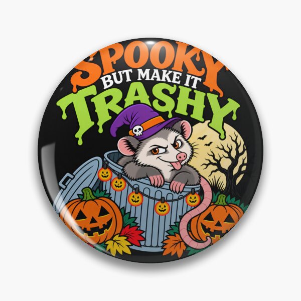 Item preview, Spooky But Make It Trashy Opossum Halloween Humor Long Sleeve designed and sold by matnguc1.