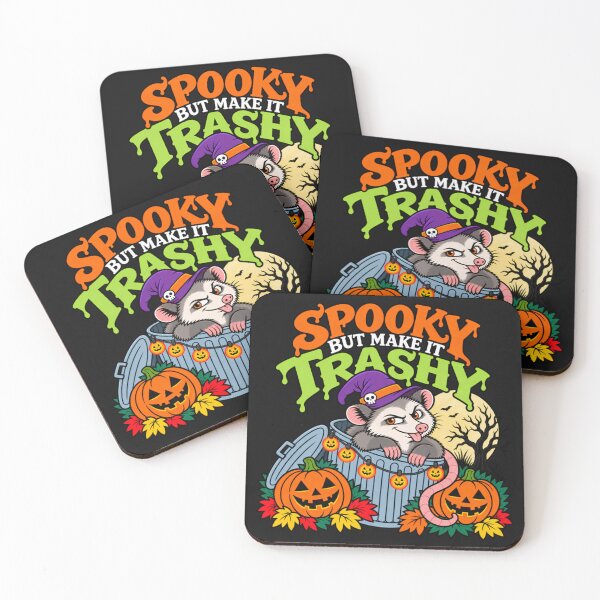 Item preview, Spooky But Make It Trashy Opossum Halloween Humor Long Sleeve designed and sold by matnguc1.