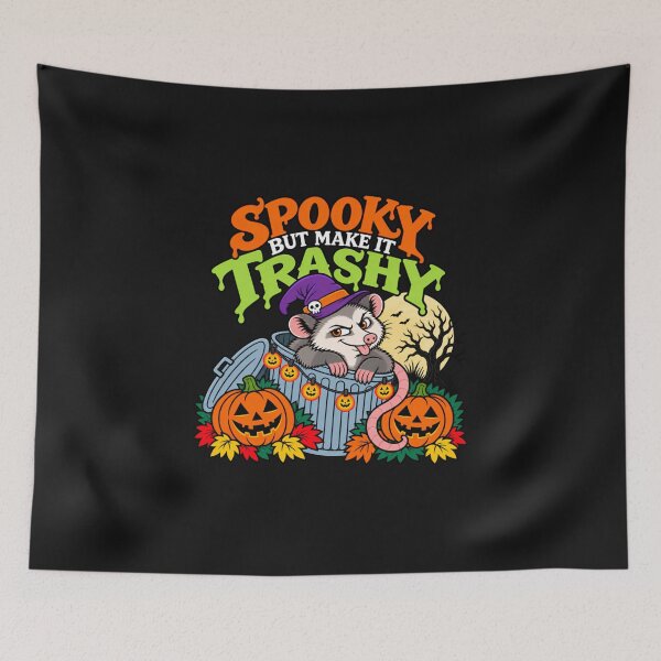 Item preview, Spooky But Make It Trashy Opossum Halloween Humor Long Sleeve designed and sold by matnguc1.