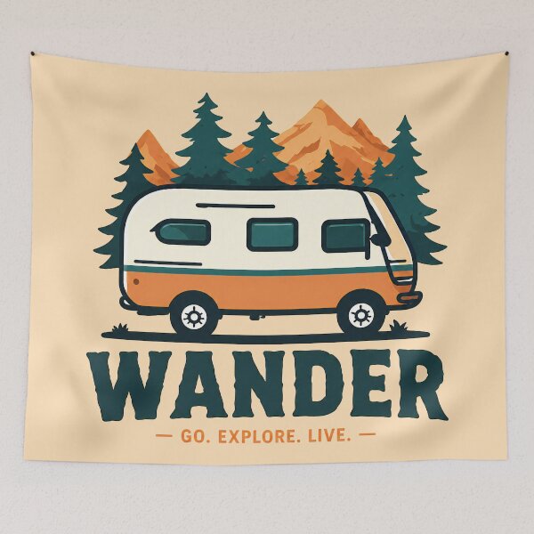 Item preview, camping vibes designed and sold by aliraweb.