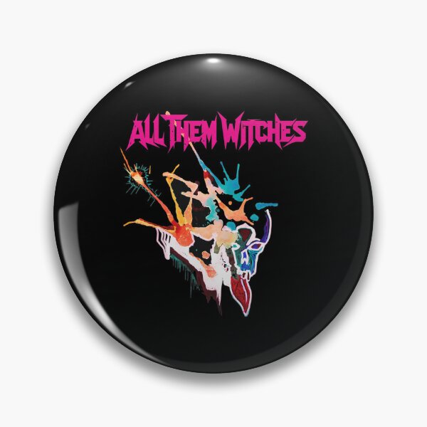 Item preview, All Them Witches Abstract Splatter Skull Art designed and sold by CHRISTUILERA.