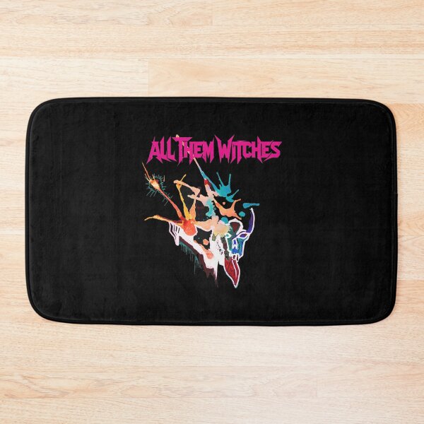 Item preview, All Them Witches Abstract Splatter Skull Art designed and sold by CHRISTUILERA.