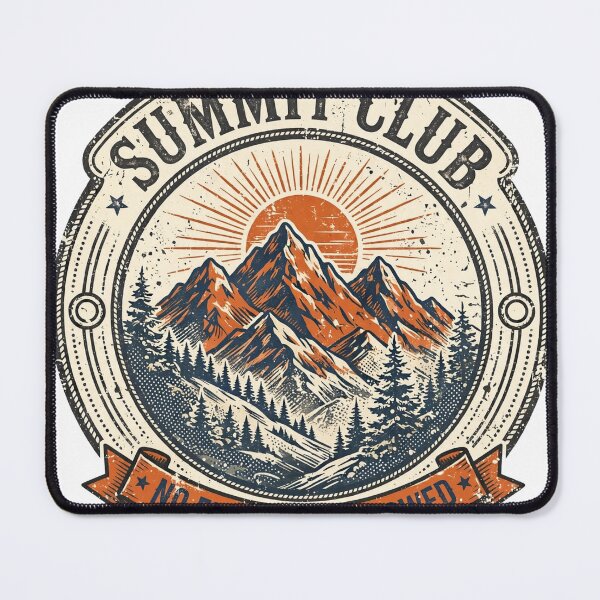 Item preview, Mountain Hiking Summit Club No Elevators T-Shirt designed and sold by Worn and Witty.