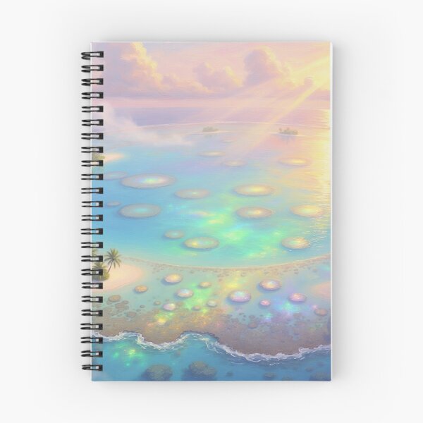 Item preview, Coral Atoll Seen from the Sky — Lagoon with Enchanting Colors designed and sold by Hawaii26.