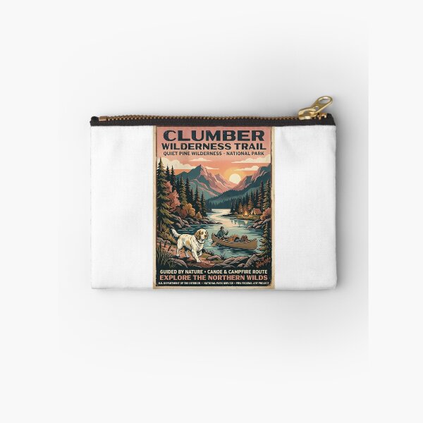 Item preview, Clumber Spaniel Wilderness Canoe Guide designed and sold by PictoVibe.
