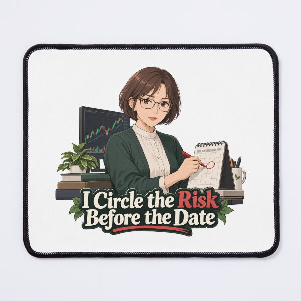 Item preview, I Circle the Risk Before the Date Anime Trader designed and sold by Bikivuno.