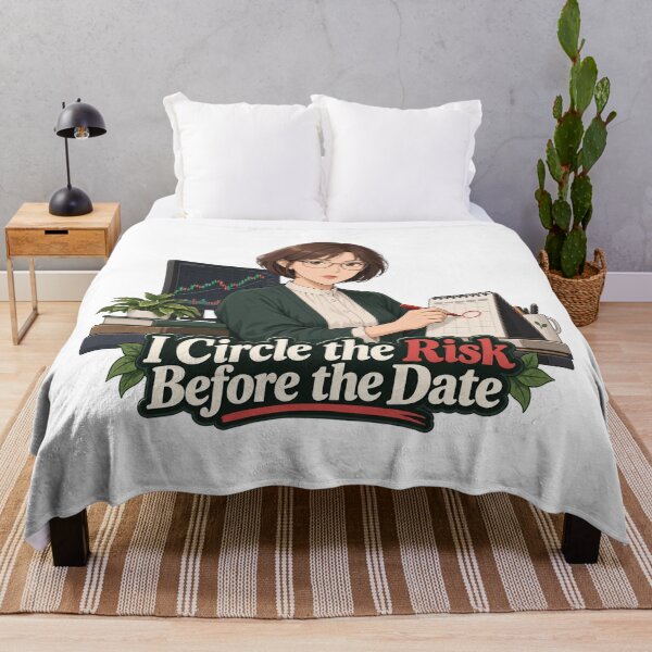 Item preview, I Circle the Risk Before the Date Anime Trader designed and sold by Bikivuno.