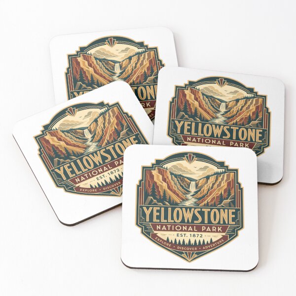 Item preview, Yellowstone National Park Est. 1872 Explore Discover Adventure Travel Nature designed and sold by Simsimah26Parks.
