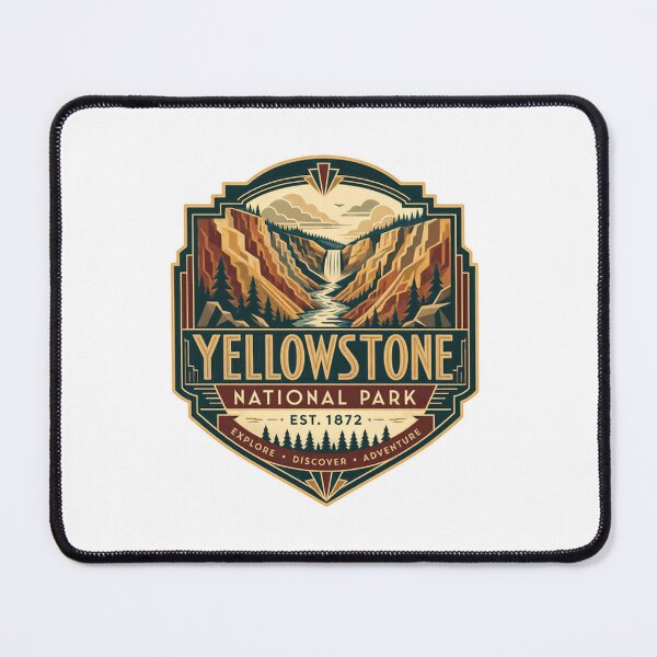 Item preview, Yellowstone National Park Est. 1872 Explore Discover Adventure Travel Nature designed and sold by Simsimah26Parks.