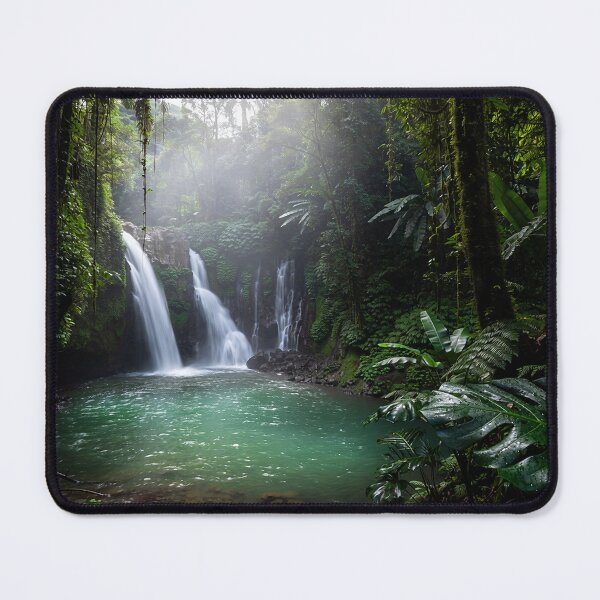Item preview, Tropical Waterfall — Emerald Pool in the Heart of the Jungle designed and sold by Hawaii26.