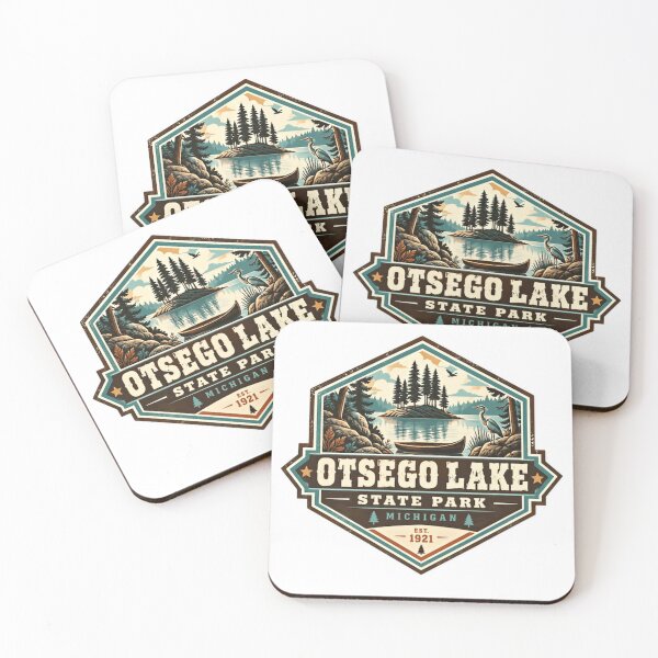 Item preview, Otsego Lake State Park Michigan Est 1921 Michigan Travel Outdoors Camping Hiking Souvenir designed and sold by Simsimah26Parks.