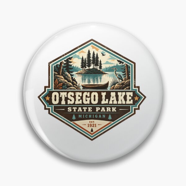 Item preview, Otsego Lake State Park Michigan Est 1921 Michigan Travel Outdoors Camping Hiking Souvenir designed and sold by Simsimah26Parks.