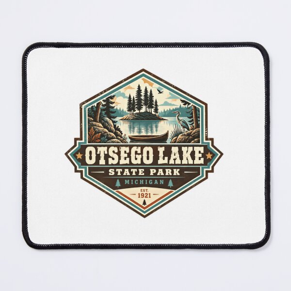 Item preview, Otsego Lake State Park Michigan Est 1921 Michigan Travel Outdoors Camping Hiking Souvenir designed and sold by Simsimah26Parks.