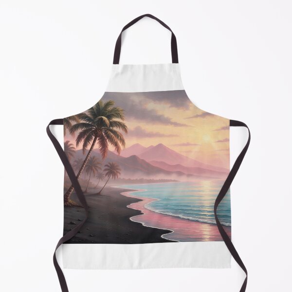 Item preview, Black Sand Beach and Volcanoes — Pink Pacific Twilight designed and sold by Hawaii26.