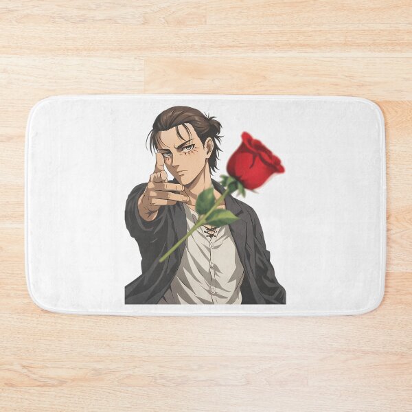 Item preview, Eren Jeager Aot Attack On Titan. Eren Throwing A Rose designed and sold by aox-cc-3oy.