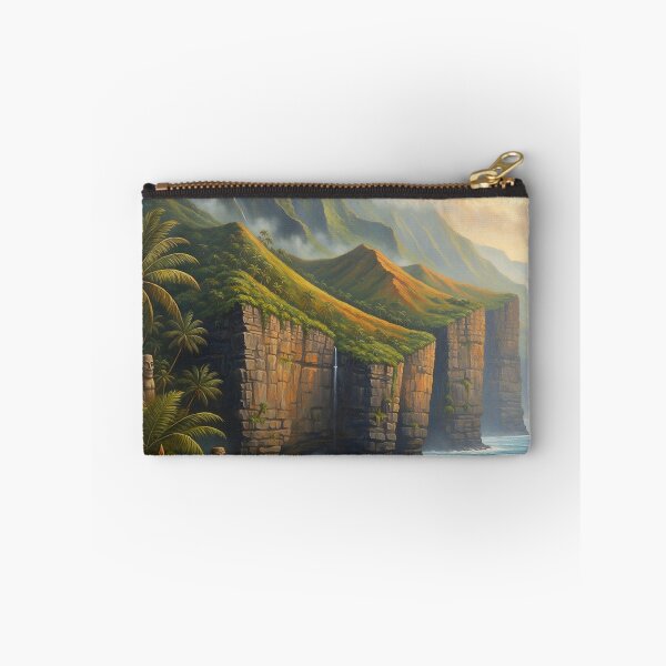 Item preview, Sacred Cliffs and Moai — Mystical Pacific Coast designed and sold by Hawaii26.