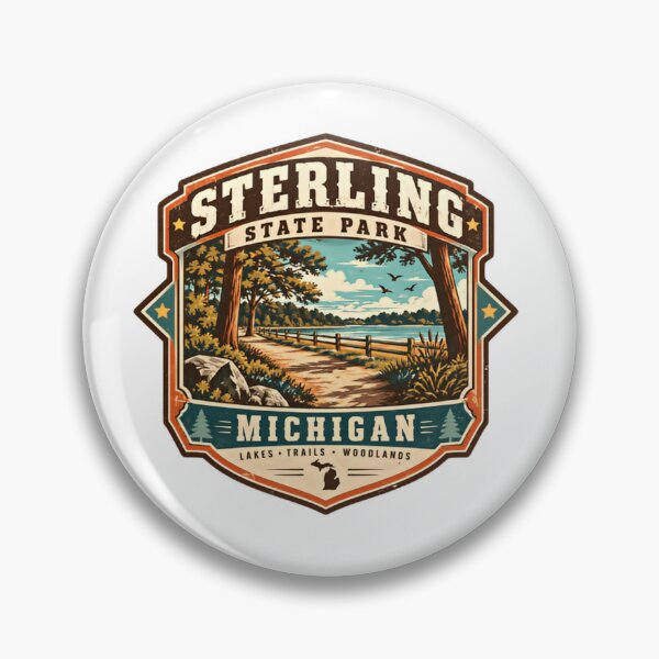 Item preview, Sterling State Park Michigan Lakes Trails Woodlands Outdoor Nature Travel designed and sold by Simsimah26Parks.