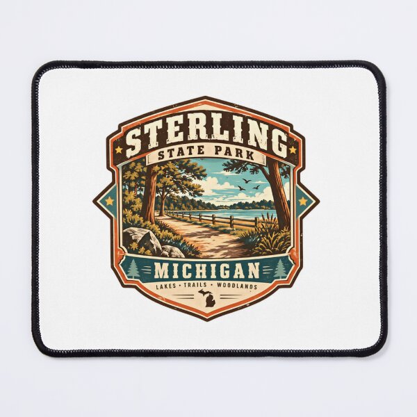 Item preview, Sterling State Park Michigan Lakes Trails Woodlands Outdoor Nature Travel designed and sold by Simsimah26Parks.