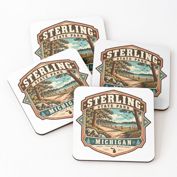 Item preview, Sterling State Park Michigan Lakes Trails Woodlands Outdoor Nature Travel designed and sold by Simsimah26Parks.