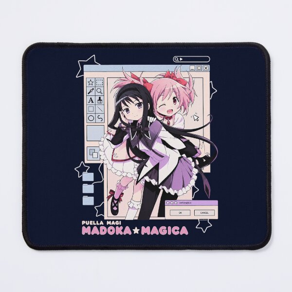 Item preview, Madoka and Homura Retro PC Aesthetic Puella Magi Anime Art designed and sold by Zyphero.