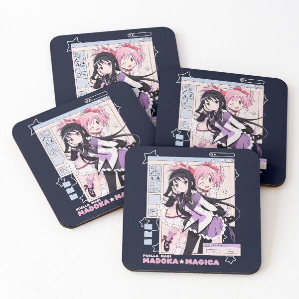 Item preview, Madoka and Homura Retro PC Aesthetic Puella Magi Anime Art designed and sold by Zyphero.