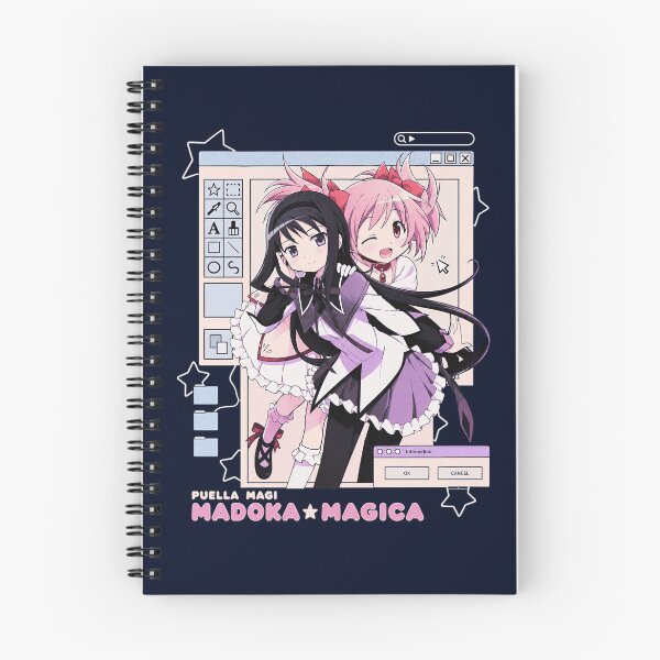 Item preview, Madoka and Homura Retro PC Aesthetic Puella Magi Anime Art designed and sold by Zyphero.