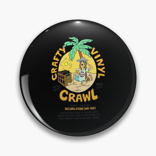 Item preview, Crafty Vinyl Crawl Sydney 2024 Record Event designed and sold by TODDORTHEN.