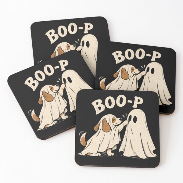Item preview, Boo-P Ghost Dog Nose Halloween Costume Animal Lover designed and sold by CF_VintageDesign.