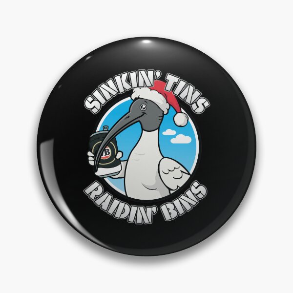 Item preview, Sinkin Tins Raidin Bins Aussie Ibis Christmas designed and sold by TODDORTHEN.