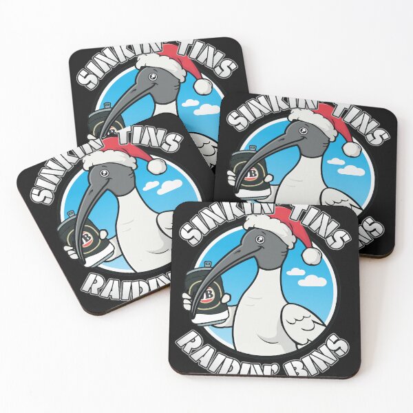 Item preview, Sinkin Tins Raidin Bins Aussie Ibis Christmas designed and sold by TODDORTHEN.