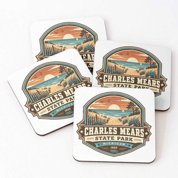 Item preview, Charles Mears State Park Michigan 1920 Michigan Travel Souvenir Beach Lover designed and sold by Simsimah26Parks.