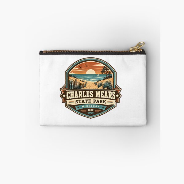 Item preview, Charles Mears State Park Michigan 1920 Michigan Travel Souvenir Beach Lover designed and sold by Simsimah26Parks.