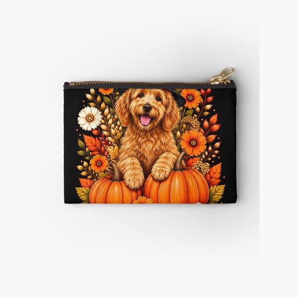 Item preview, Goldendoodle Halloween Witch Floral Spooky Dog Lover designed and sold by matnguc1.