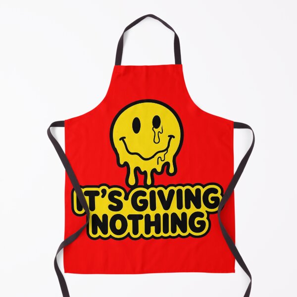 Item preview, It's Giving Nothing Melting Smiley designed and sold by PreeCha Art & Co..