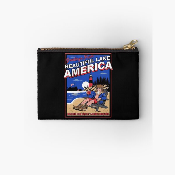 Item preview, Beautiful Lake America Great Lakes Patriotic Retro designed and sold by cerima.