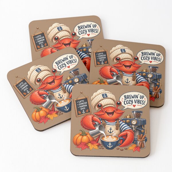 Item preview, Crab Barista Brewing Pumpkin Spice Latte designed and sold by TheSlowShore.