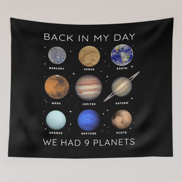 Item preview, Back in My Day We Had 9 Planets Pluto Men Women Funny Space designed and sold by raewaelchi.