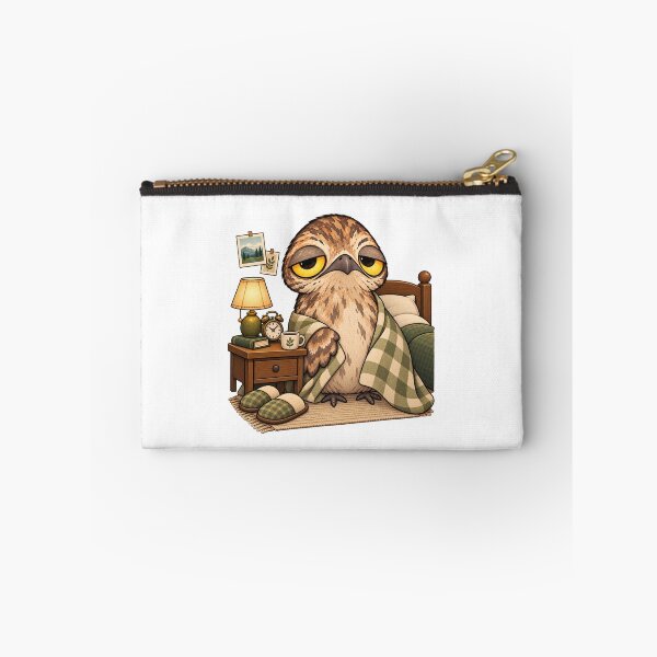 Item preview, Cozy Sleeping Potoo Bird | Cute Sleepy Owl Bedtime Coffee Lover designed and sold by MrDev.