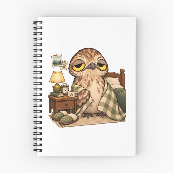 Item preview, Cozy Sleeping Potoo Bird | Cute Sleepy Owl Bedtime Coffee Lover designed and sold by MrDev.