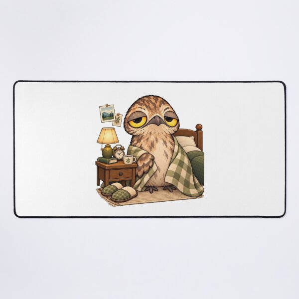 Item preview, Cozy Sleeping Potoo Bird | Cute Sleepy Owl Bedtime Coffee Lover designed and sold by MrDev.