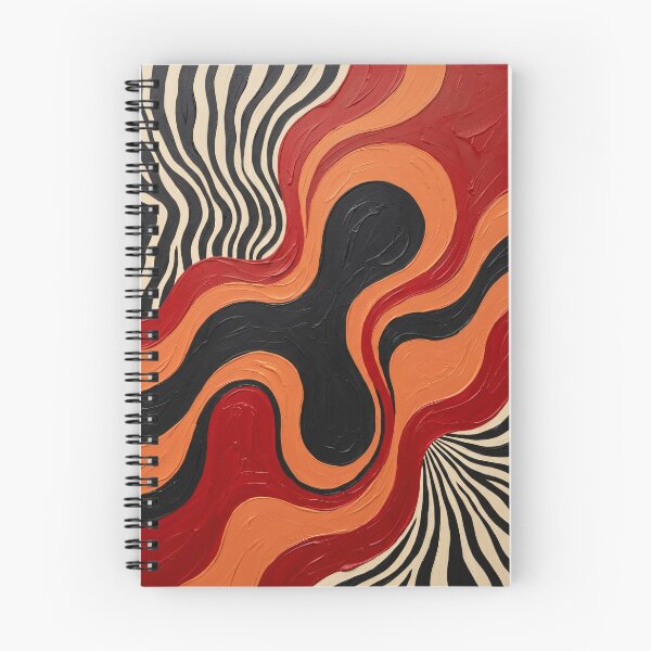 Item preview, Retro Psychedelic Abstract Wavy Lines designed and sold by arteresting-art.