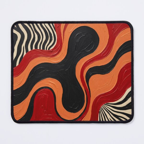 Item preview, Retro Psychedelic Abstract Wavy Lines designed and sold by arteresting-art.