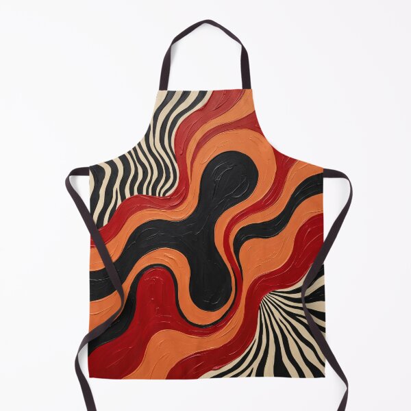 Item preview, Retro Psychedelic Abstract Wavy Lines designed and sold by arteresting-art.