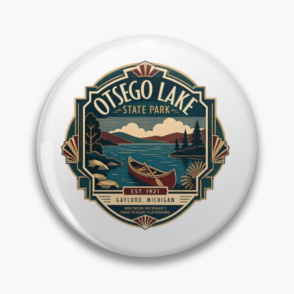 Item preview, Otsego Lake State Park Est. 1921 Gaylord Michigan Northern Michigan's Four-Season Playground Travel Souvenir designed and sold by Simsimah26Parks.